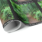 Papier Cadeau National Park Anniversary Hot Springs Mt Trail (Coin rond)