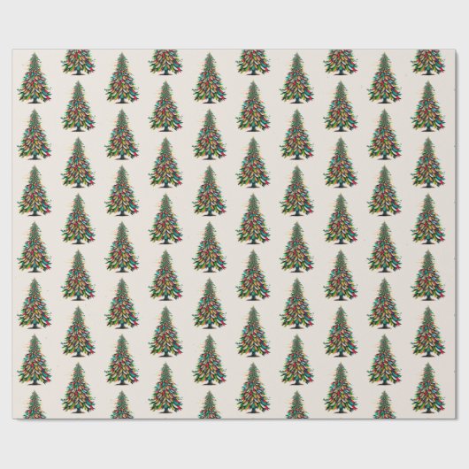 Papier Cadeau Native American Feather Christmas Tree (Plat)