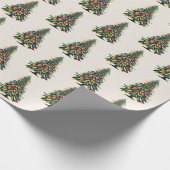 Papier Cadeau Native American Feather Christmas Tree (Coin)