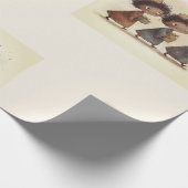 Papier cadeau Nativité des Trois Sages Noirs 1 (Coin)