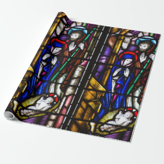 Papier Cadeau Nativité en verre