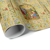 Papier Cadeau Nativité| Jusqu'à ce que tu sois né ce jour (Coin rond)