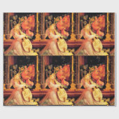 PAPIER CADEAU NATIVITÉ, MUSIQUE FAISANT LES ANGES - MAGIE DE (Plat)