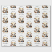 Papier Cadeau Nativité Papier d'enveloppement de Noël - Sainte F (Plat)