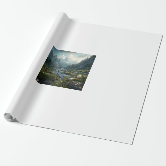 Papier Cadeau Nature 21. (Déroulé)
