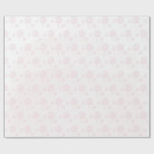 Papier Cadeau Nature Abstrait Rose Moderne (Plat)