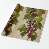 Papier Cadeau Nature Art Vin Vins Vignoble Vignoble (Déroulé)