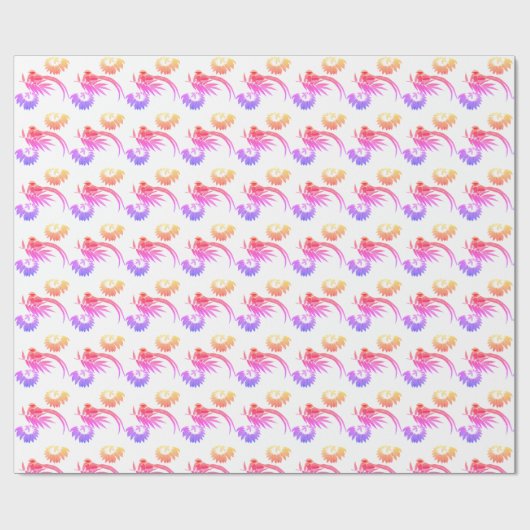 Papier Cadeau Nature des oiseaux (Plat)