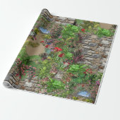 Papier Cadeau Nature intérieure et extérieure en fleurs (Déroulé)