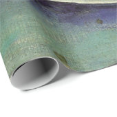 Papier Cadeau Nature morte Citrons sur une assiette par Vincent (Coin rond)