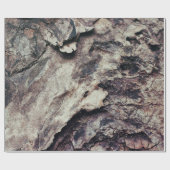 Papier Cadeau Nature texture écorce de bois rugueux (Plat)