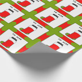 Papier Cadeau Naughty Boy Christmas (Coin)