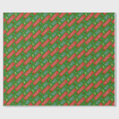 Papier Cadeau Naughty et Nice Noël (Plat)
