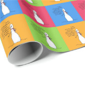 Papier Cadeau Naughty ou gentil ? Snowman Sarcastique (Coin rond)