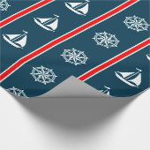 Papier Cadeau Nautical design (Coin)