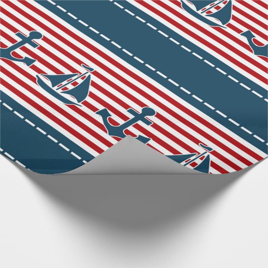 Papier Cadeau Nautical design (Coin)
