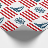 Papier Cadeau Nautical design (Coin)