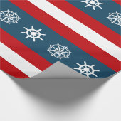 Papier Cadeau Nautical themed design (Coin)