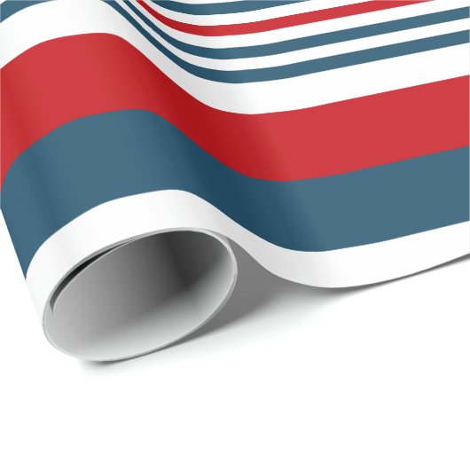 Papier Cadeau Nautical themed design (Coin rond)