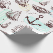 Papier Cadeau Nautique (Coin)