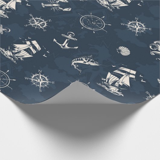 Papier Cadeau Nautique (Coin)