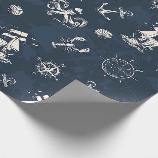 Papier Cadeau Nautique (Coin)