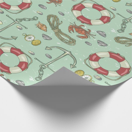 Papier Cadeau Nautique (Coin)