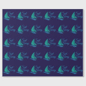 Papier Cadeau Nautique Envole (Plat)
