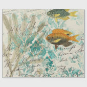 Papier Cadeau Nautique vintage (Plat)