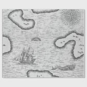 Papier Cadeau Nautisme Vintage (Plat)