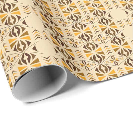 Papier Cadeau Navajo (Coin rond)