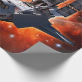 Papier Cadeau Navette spatiale Atlantis Téléscope Hubble Artwork (Coin)