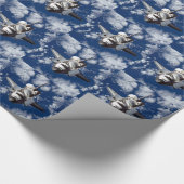 Papier Cadeau Navette spatiale en orbite (Coin)