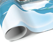 Papier Cadeau Navire brise-glace. (Coin rond)