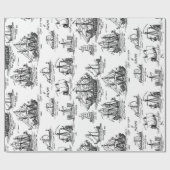 PAPIER CADEAU NAVIRE D'ANCIEN (Plat)