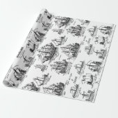 PAPIER CADEAU NAVIRE D'ANCIEN (Déroulé)