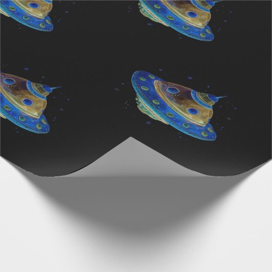 Papier Cadeau Navire spatial (Coin)