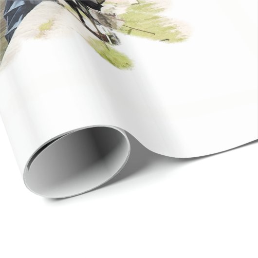 PAPIER CADEAU NAVIRES (Coin rond)