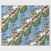 PAPIER CADEAU NAVIRES (Plat)