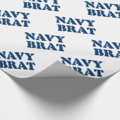 PAPIER CADEAU NAVY BRAT (Coin)
