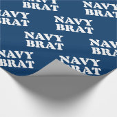 PAPIER CADEAU NAVY BRAT (Coin)