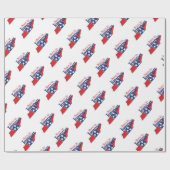 Papier Cadeau Né dans Tennessee State Symbols Volunteer State (Plat)