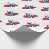 Papier Cadeau Né dans Tennessee State Symbols Volunteer State (Coin)