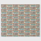 Papier Cadeau Né en 1951 (Plat)