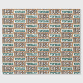 Papier Cadeau Né en 1952 papier d'emballage (Plat)