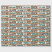 Papier Cadeau Né en 1954 papier d'emballage (Plat)