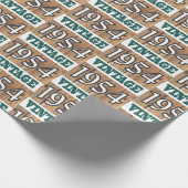 Papier Cadeau Né en 1954 papier d'emballage (Coin)