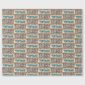 Papier Cadeau Né en 1955 papier d'emballage (Plat)