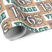 Papier Cadeau Né en 1965 papier d'emballage (Coin rond)