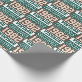 Papier Cadeau Né en 1982 (Coin)